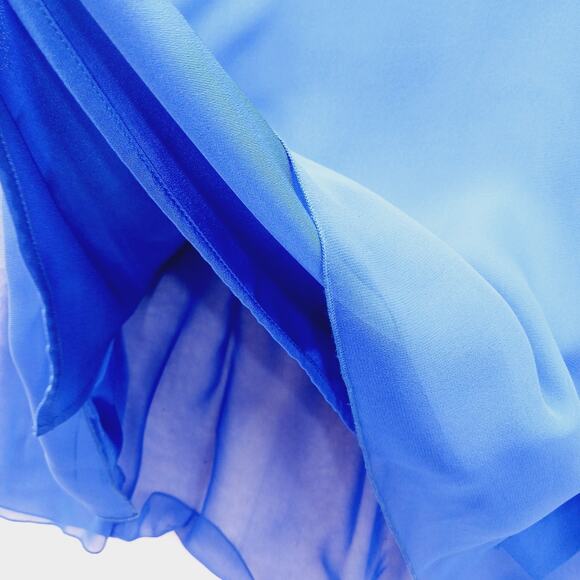 Blouse Kimono Caroline Rose Silk Rich Purple Elegant Luxury Minimalist Size M - Picture 9 of 16